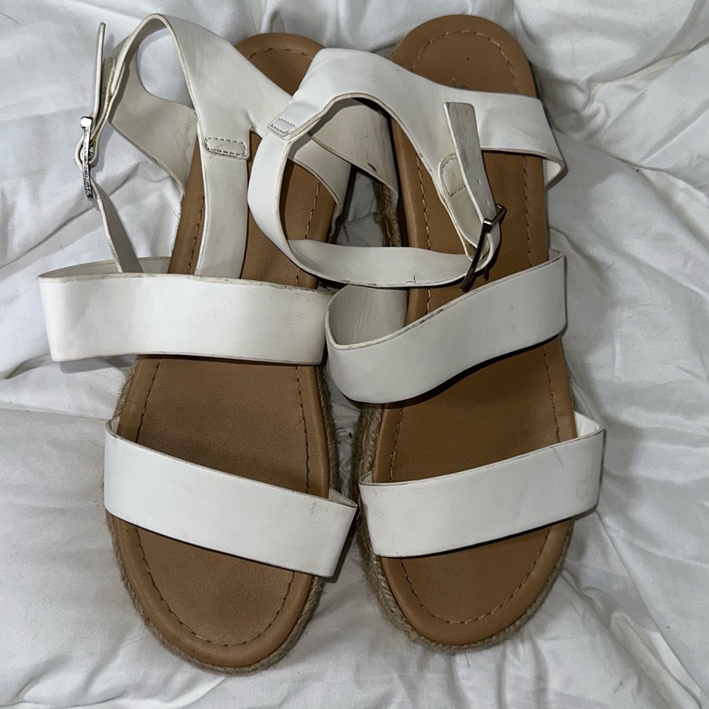 White Espadrille Sandals